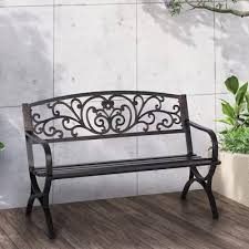 Metal Outdoor Benches Patio Chairs