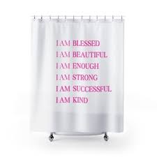 Inspirational Shower Curtain Shower