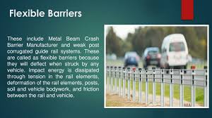 ppt metal beam crash barriers