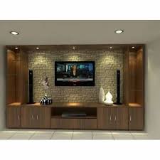 Wall Plywood Storage Tv Unit At Rs 1200
