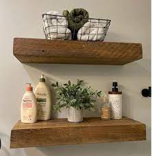 Floating Shelf Made From Reclaimed