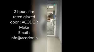 Glazed Metal Fire Rated Door