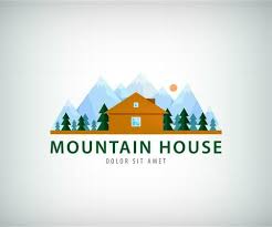 Wooden House Flat Design Vector