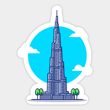 Burj Khalifa Burj Khalifa Sticker