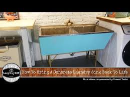 How To Bring A Concrete Laundry Sink