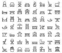 Furniture Icon Vector Art Icons And