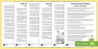 Fractions Of Amounts Worksheets Maths