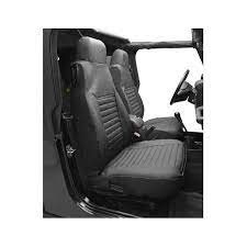 Seat Covers Front Black Denim