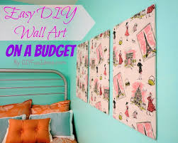 Fabric Panel Diy Wall Art On A Budget