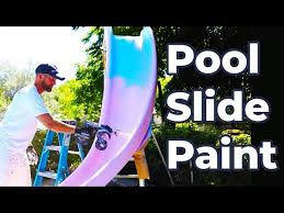 Pool Slide Makeover How To Paint A