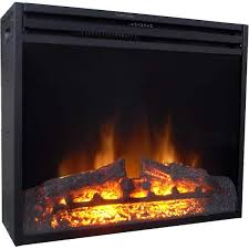 Cambridge 28 In Freestanding 5116 Btu Electric Fireplace Insert With Remote Control