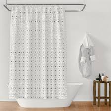 Yellow Geometric Shower Curtain