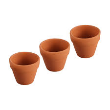 Mini Terracotta Pots 3 Pack Anko