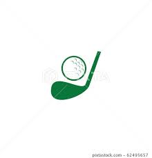 Golf Club Icon Logo Design Vector