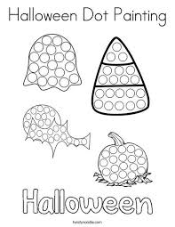 Dot Painting Coloring Page