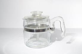 Pyrex Flameware 4 Cup Glass Coffee Pot