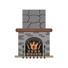 Warming Fireplace Stock Photos Royalty