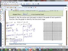 Quadratic Functions And Their Graphs 11