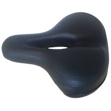 Wide Bike Seat Vented With Reflector