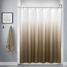 Brown Textured Fabric Bath Shower