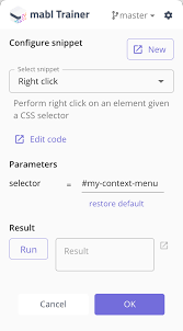 parameterized javascript steps