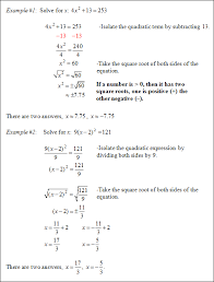 Quadratic Functions