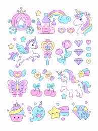 Collection Of Funny Unicorns Stickers Icon