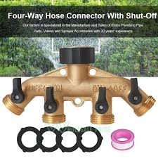 4 Way Heavy Duty Garden Hose Splitter 3