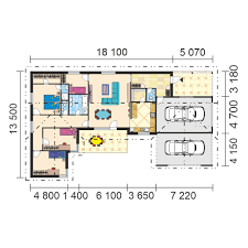 U Shaped Bungalow With Double Garage