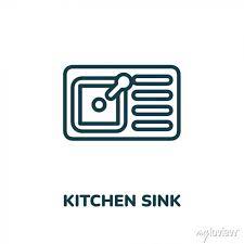 Sink Icon Vector Sign Symbol Simple