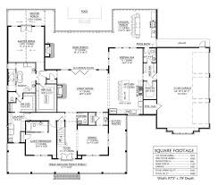 4100 Sqft 4 Bedroom Luxury Farmhouse Plan