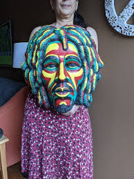 Celebrity Wall Art Bob Marley Sculpture