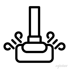 Dry Steam Cleaner Icon Outline Dry