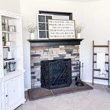 28 Cozy Stone Fireplace Ideas To Make A