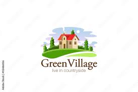 Village House Logo Real Estate Design