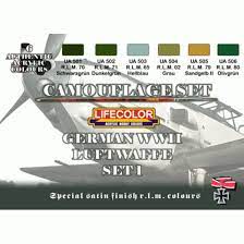 Lifecolor German Wwii Luftwaffe Set 1