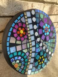 Colorful Mosaic Garden Stepping Stone