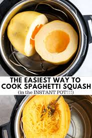 To Cook Spaghetti Squash Instant Pot