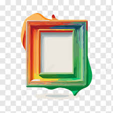 Colorful Photo Frame Textured With
