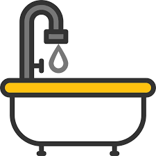 Bath Bathroom Clean Icon Stock Vector