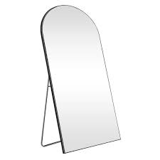 Gogexx 28 In W X 71 In H Modern Arch Full Length Gold Wall Mounted Standing Mirror Floor Mirror