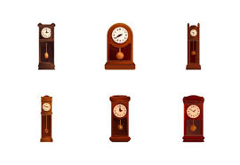 Pendulum Clock Icons By Yulia Ryabokon