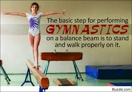 balance beam in gymnastics