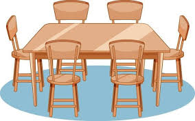 Free Dining Table Vector Art