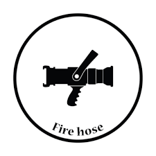 Fire Hose Icon Nozzle Water Fire