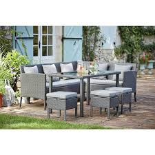 Buy Argos Home 8 Seater Rattan Effect