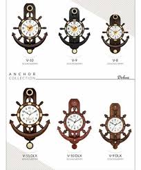 Plastic Wood Anker Clock At Rs 195