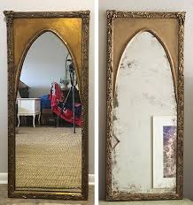 How To Antique A Mirror Tutorial
