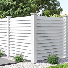 6 Ft X 6 Ft White Vinyl Fence Panel