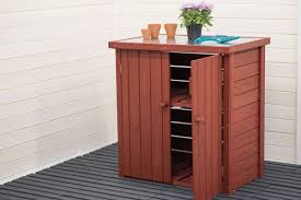 Outdoor Storage Cabinet Wood L84 X